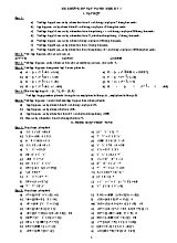 Đề cương ôn tập và thi học kỳ 1 Toán 6